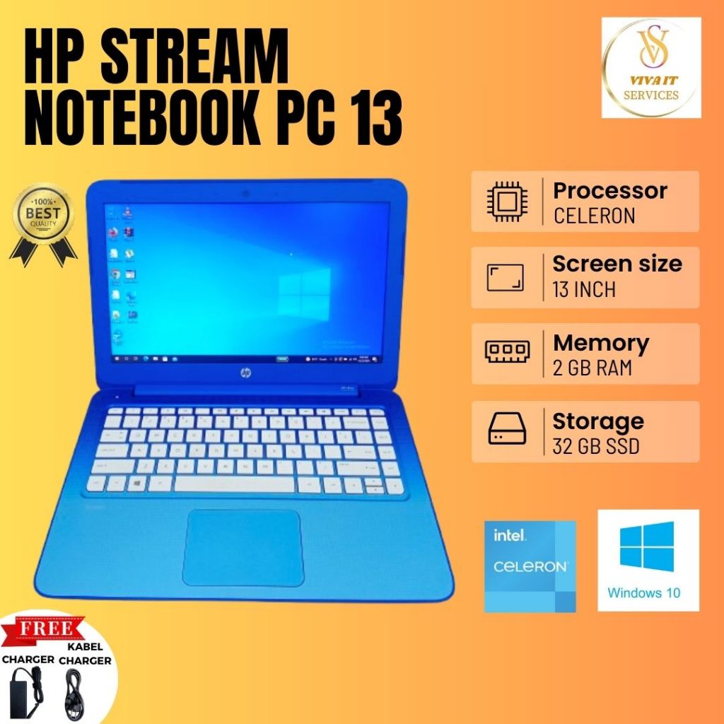 HP Stream Notebook PC 13-c016tu Windows10 home 13" Blue