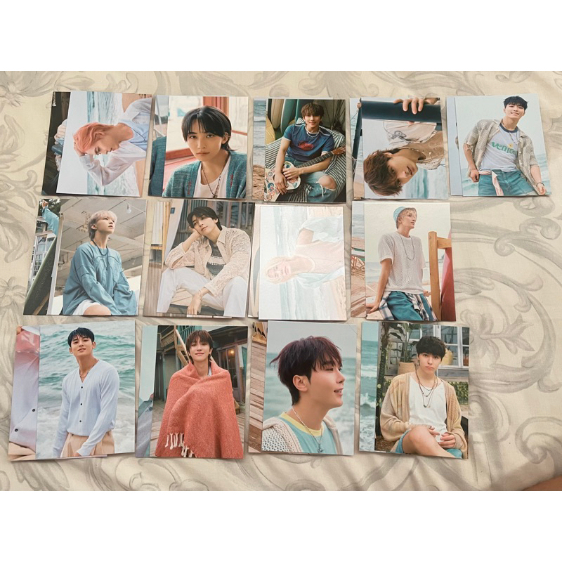 READY INDO spill the feels seventeen kit feel you ver version postcard scoups jeonghan joshua jun ho