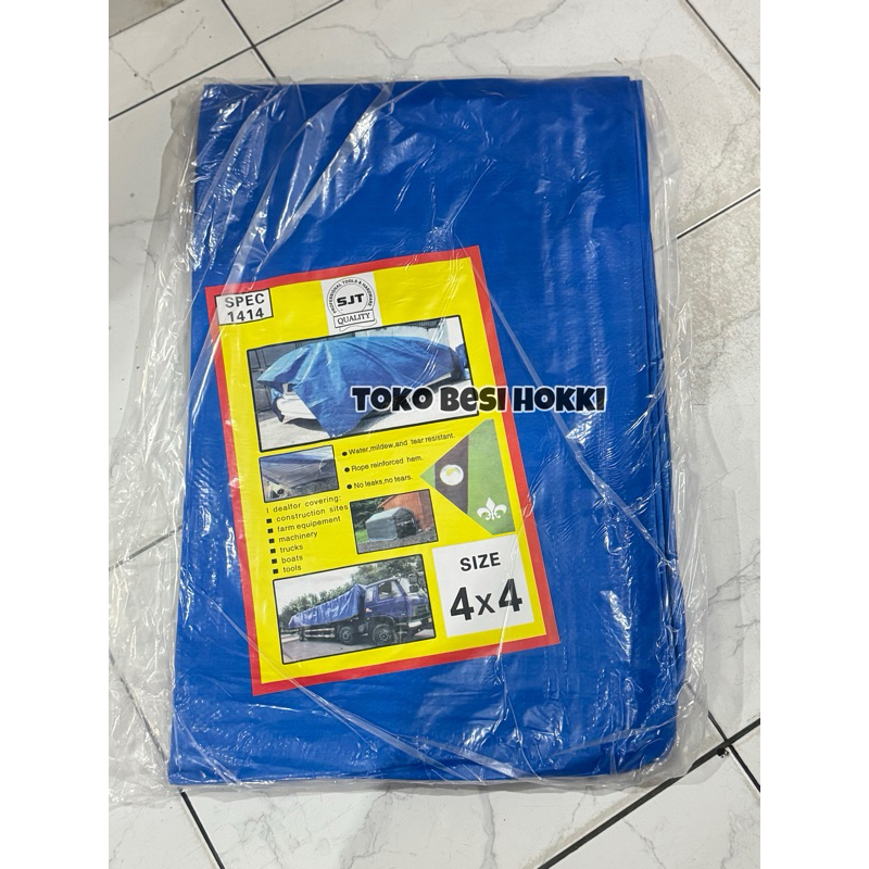 Terpal Plastik A3 4x4 Meter / Terpal Serbaguna