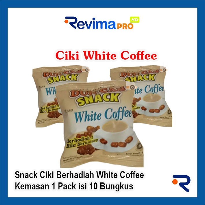 

Ciki Jadul WHITE COFEE Berhadiah Kemasan 1 Pack isi 10 Bungkus