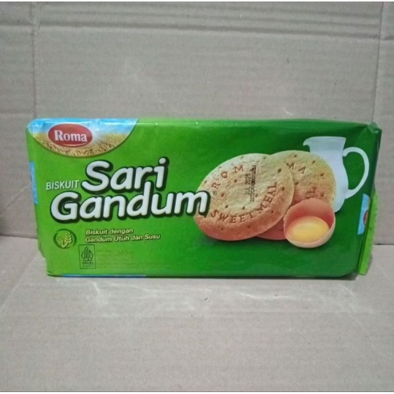 

Biskuit Sari Gandum Roma 240g