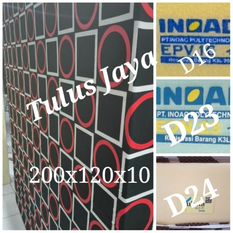 200x120x10 Topper/Kasur Busa INOAC Yukata