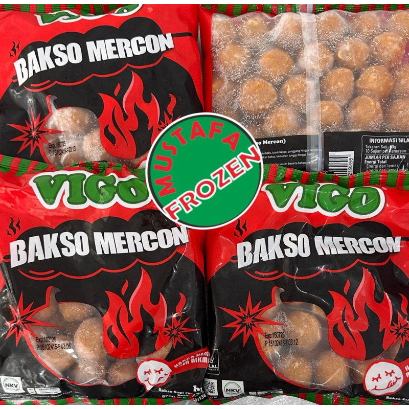 

Vigo Bakso Mercon (sapi) 500gr