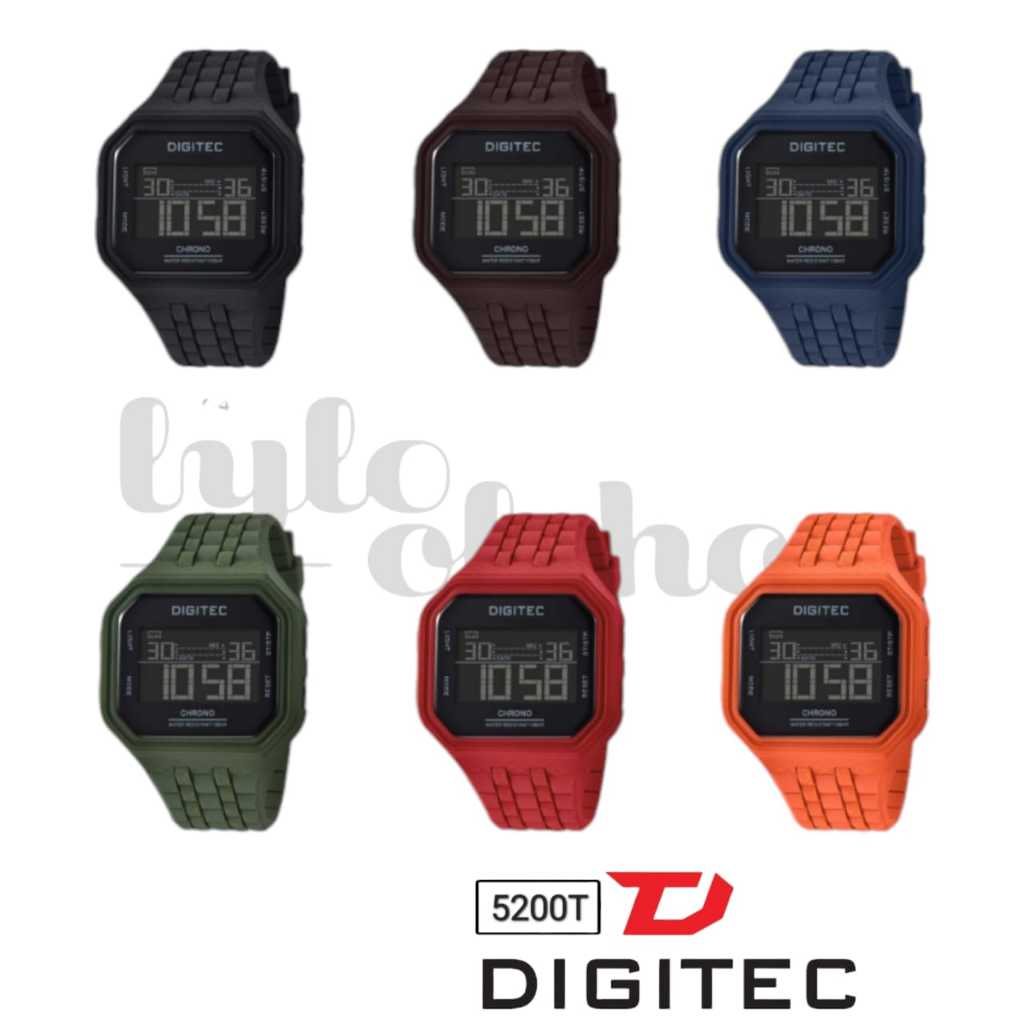 Jam Tanggan Digitec 5200 Digital Original