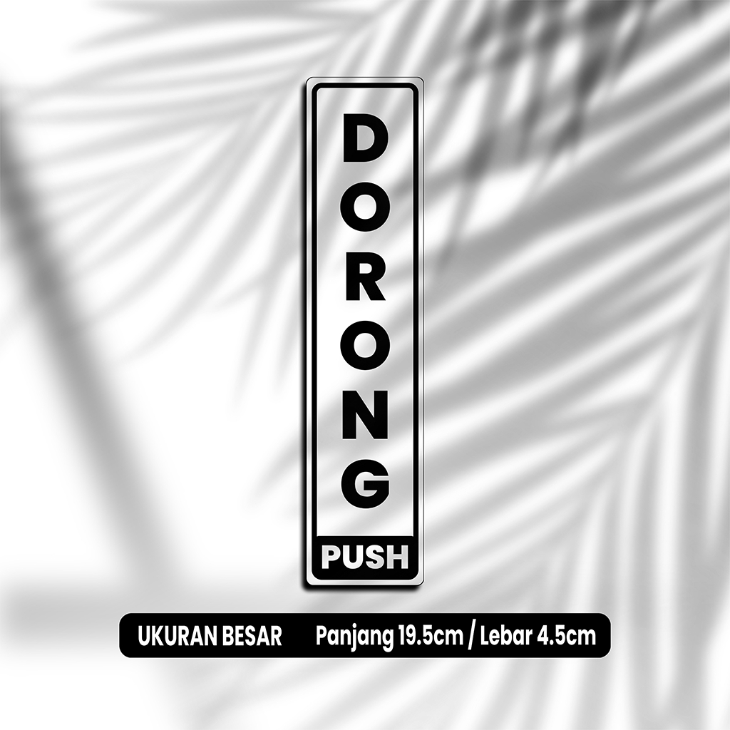 

DORONG - STIKER VINYL ANTI AIR - STIKER DINDING AESTHETIC