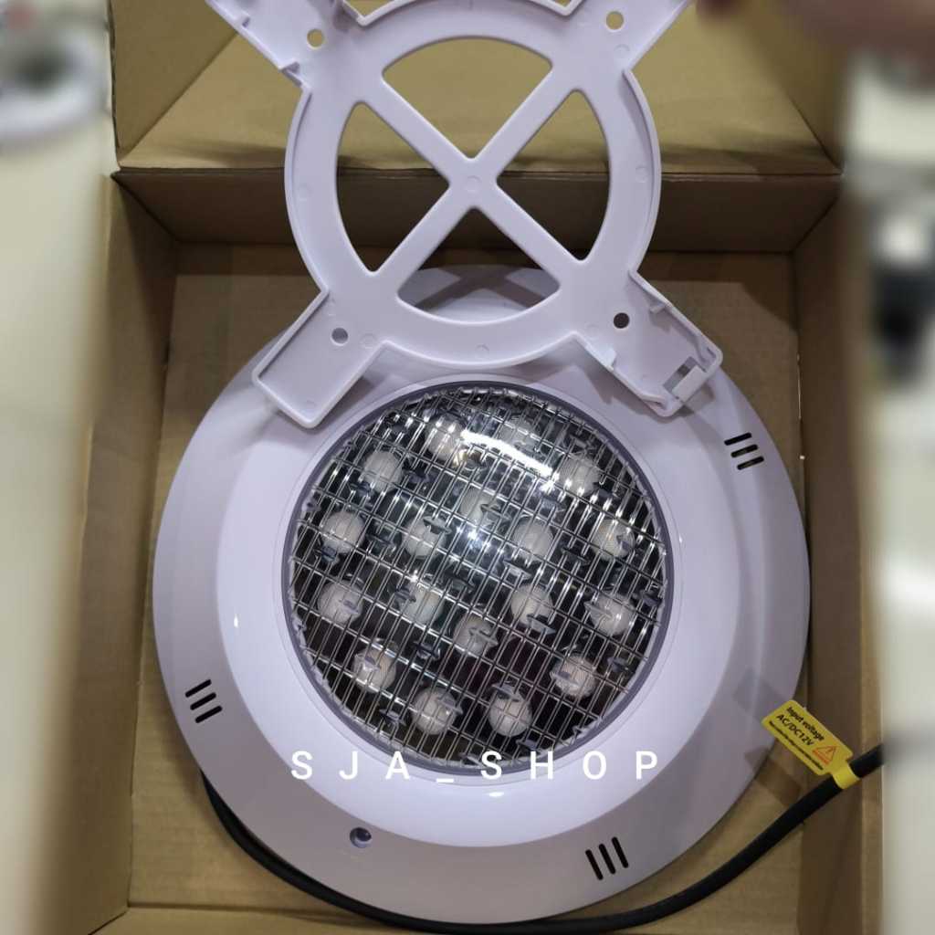 LAMPU KOLAM RENANG LED 18 WATT 18 MATA SWIMMING POOL (PUTIH / WW)