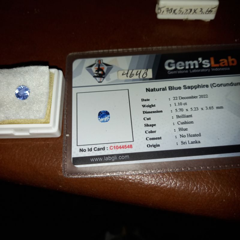 batu blue safir no heat