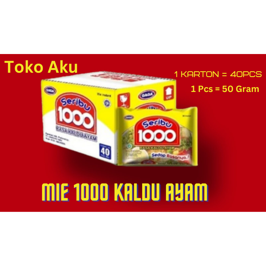 

C3 Mie Gaga 1000 Rasa Kaldu Ayam 1 Dus Harga Ekonomis