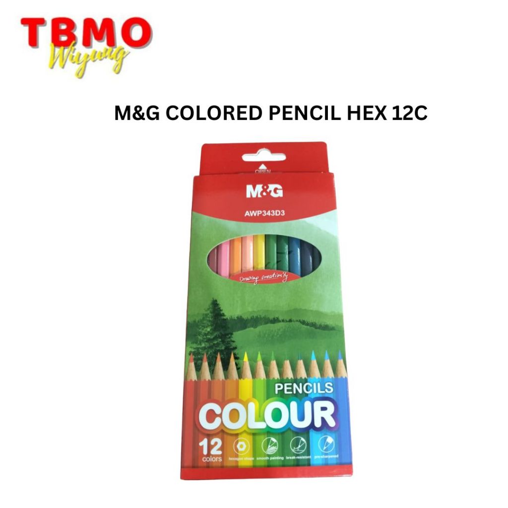 

TBMO M&G COLORED PENCIL HEX 12C - - 10022591/AWP343D3