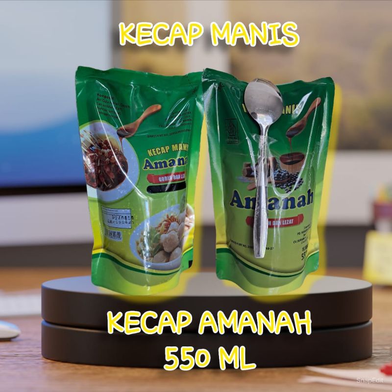 

kecap Manis Amanah 550ml/Dus ( 12pcs )