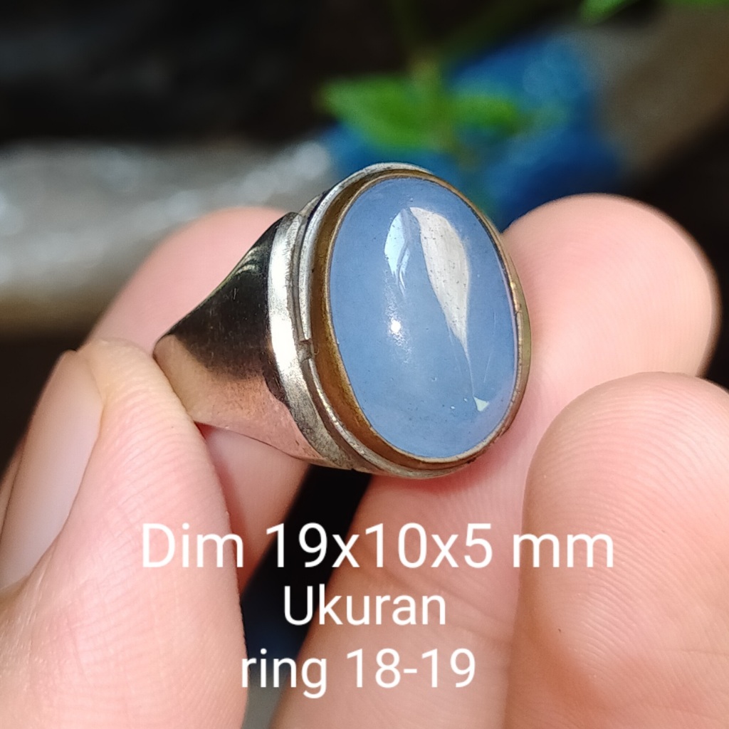 BATU BIRU LANGIT ANTIK ASLI NATURAL BAGUS koleksi lainnya cincin kalimaya Wulung giok opal new akik 