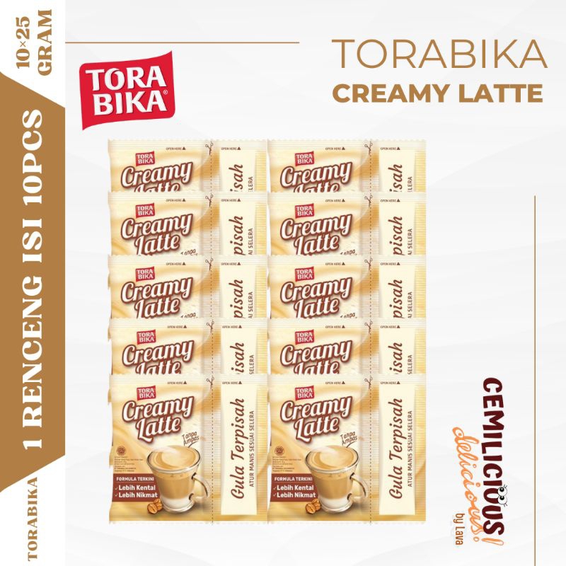 

Torabika Creamy Latte renceng 10 Sachet Kopi Bubuk