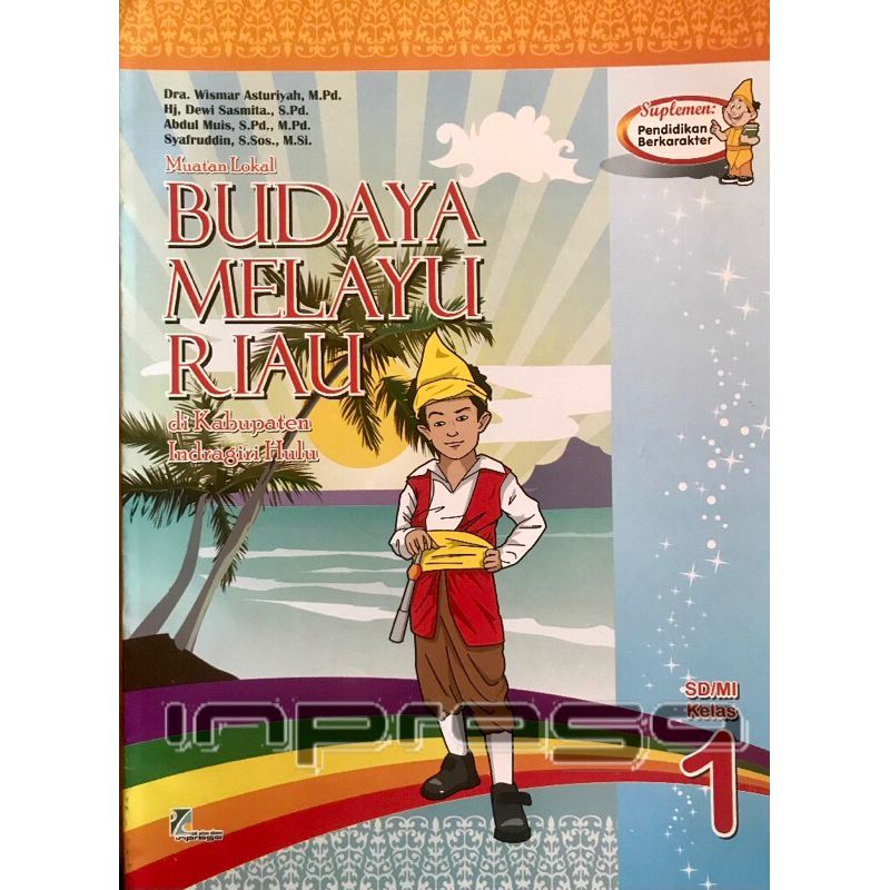 Buku BMR Inprasa Kelas 1 Untuk Inhu | Budaya Melayu Riau di Kabupaten Indragiri Hulu Untuk SD/MI Kel