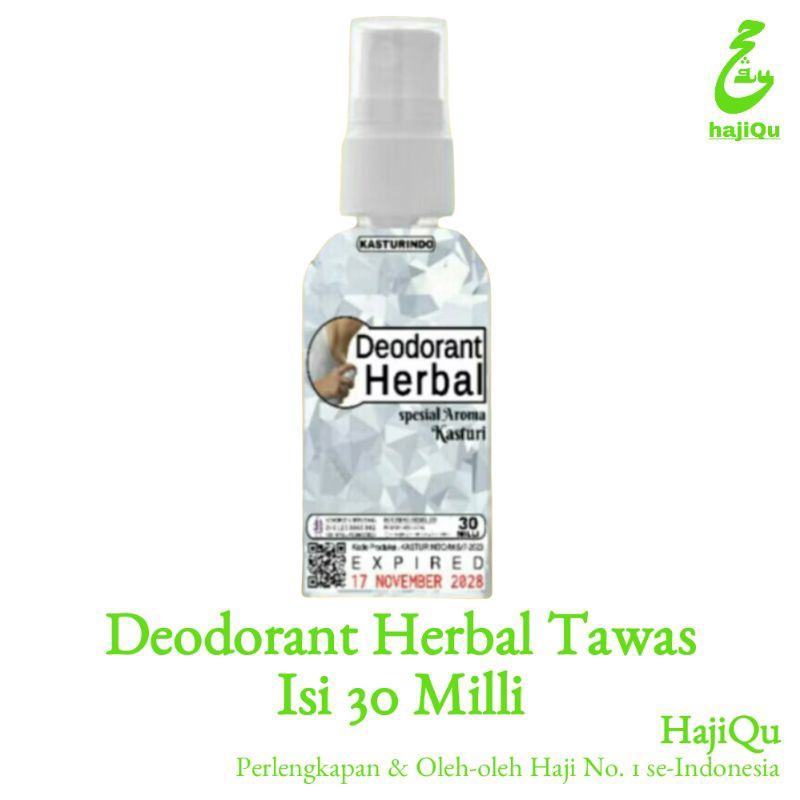 Reksona / Deodoran Spray Tawas Aroma Kasturi Ukuran 30 Milli