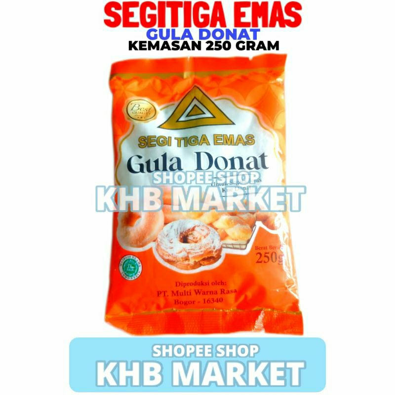 

Gula Donat Segitiga Emas 250GR