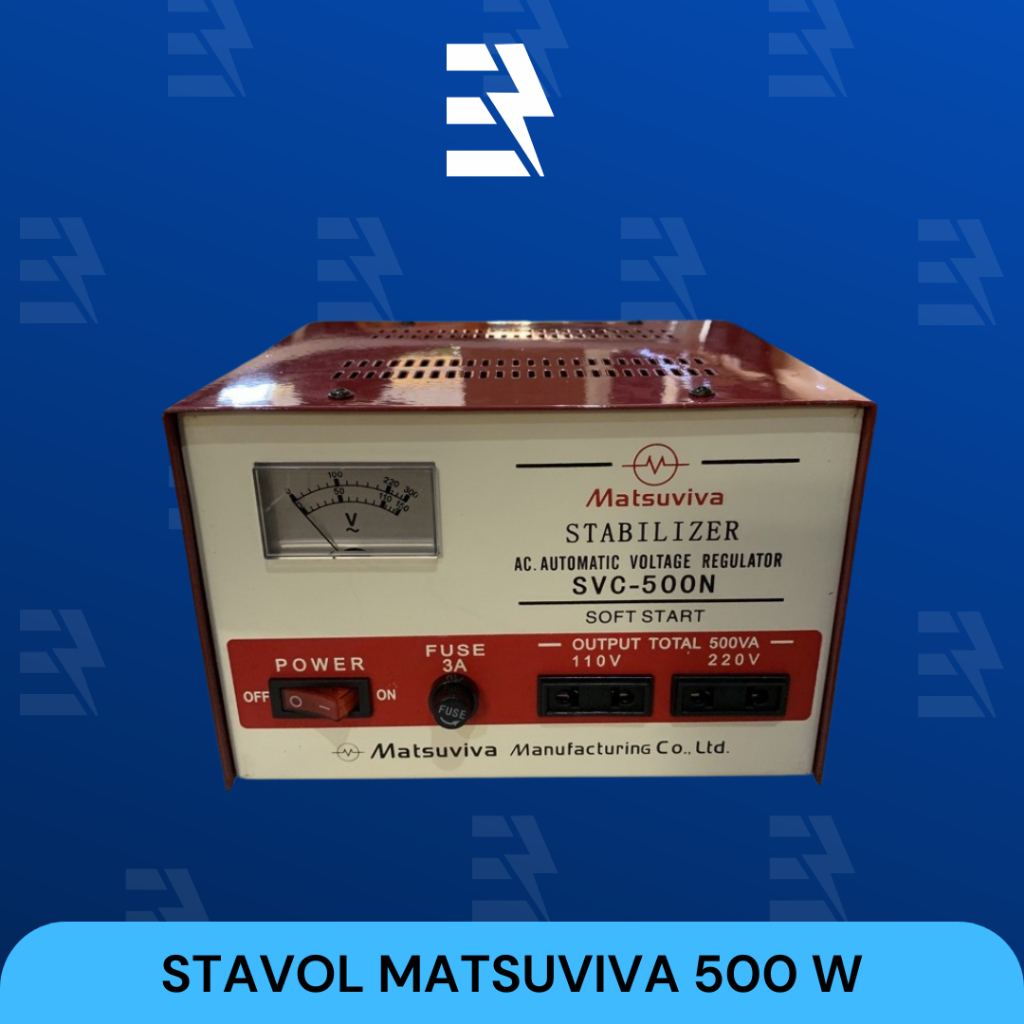 STAVOLT / STABILIZER MATSUVIVA 500 WATT SVC - 500N