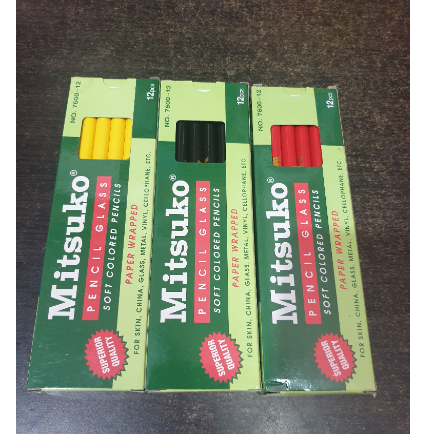 

PENSIL KACA MITSUKO KENKO / PENSIL GLASS 7600 For Skin, China, Glass, Metal, Vinyl, Cellophane