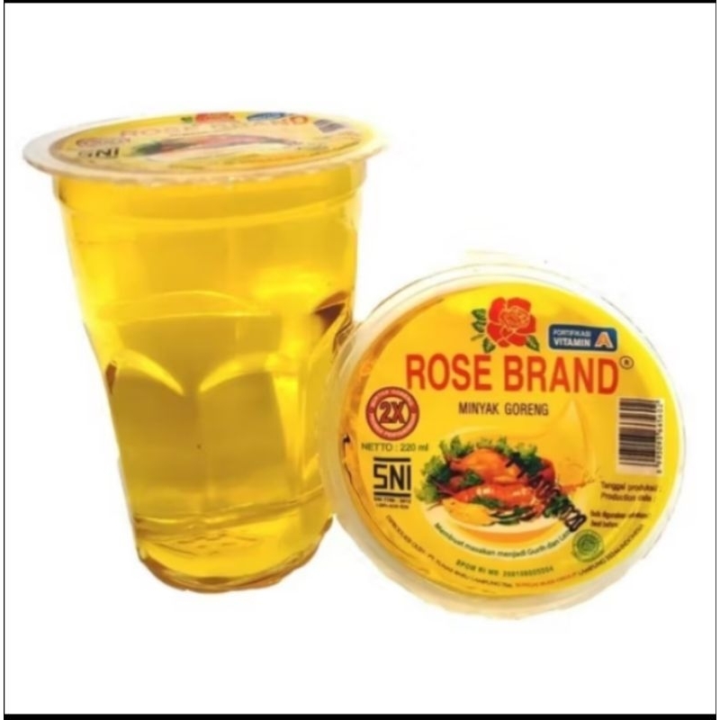 

minyak rose brand gelas 220 ml