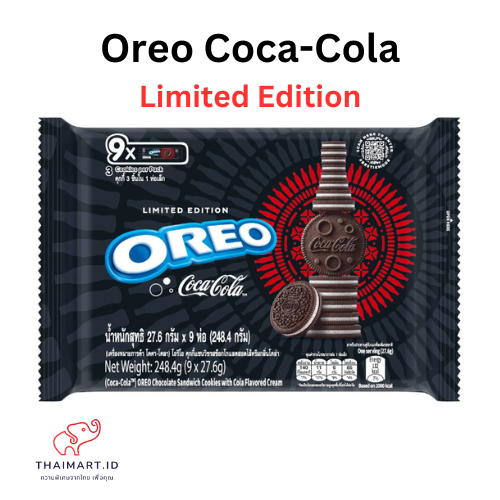 

Oreo Coca-Cola Limited Edition 248,4gr Snack Thailand Original