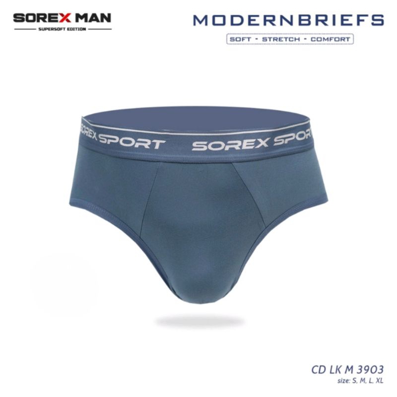 [3 PCS] Sorex Man CD Sport Pria Super Soft CD LK M 3903