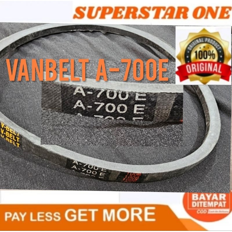 V BELT VANBELT FANBELT MESIN CUCI A-700E A700 E A 620 E A700E/O-680 E