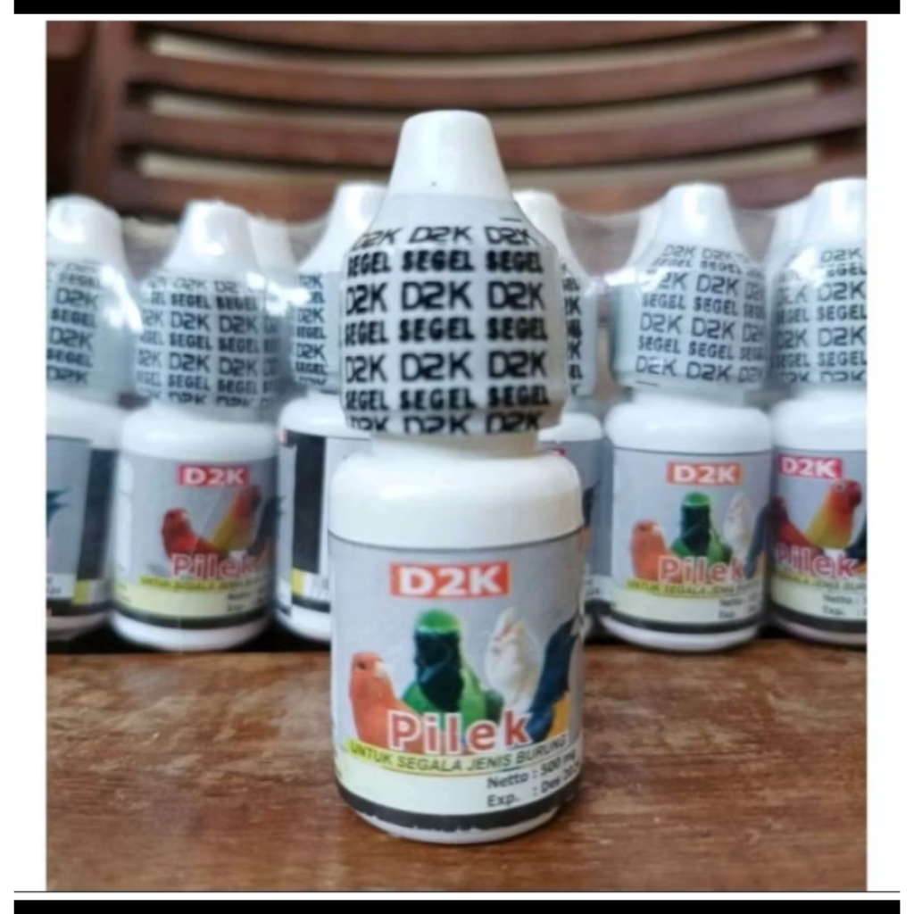 D2K PILEK obat burung pilek tenggorokan berlendir bulu mengembang