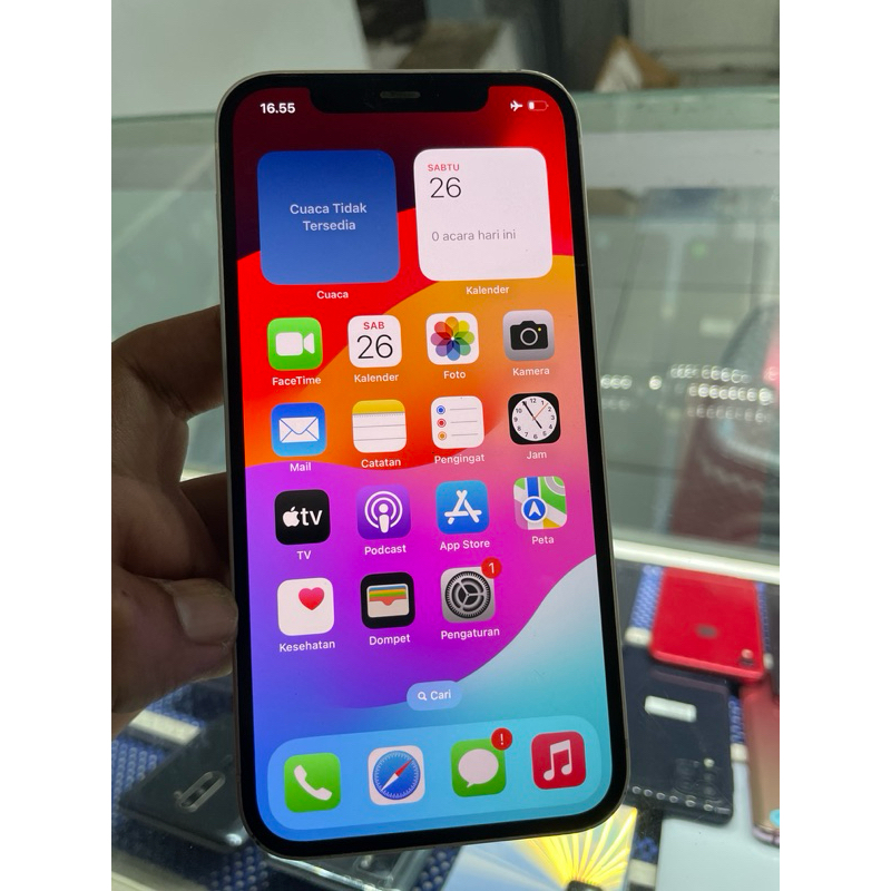 iphone 12 128gb indosat tri only bh 77
