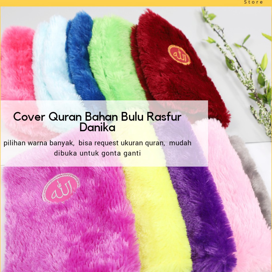 

Premium SARUNG SAMPUL AL QURAN BULU A5 ATAU A6 free bordir nama COVER QURAN