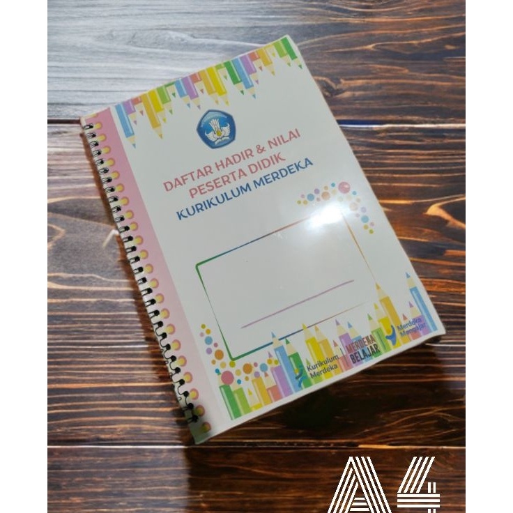 

Unggul Daftat hadir dan daftar nilai jilid spiral kurikulum mereka uk A4 perangkat ajar Kurikulum merdeka