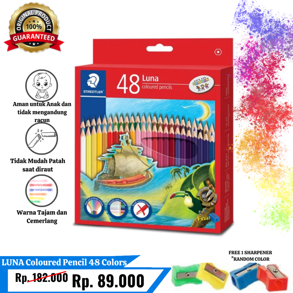 

Pensil Warna Staedler Luna Panjang 36 Classic