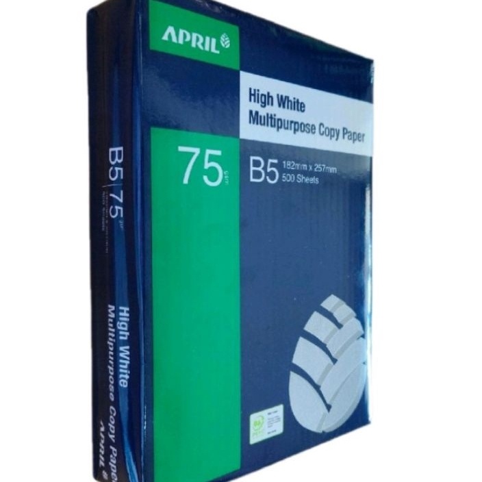 

Langka Kes HVS B5 75 GSM Aria Hh White Multipuose Copy Paper