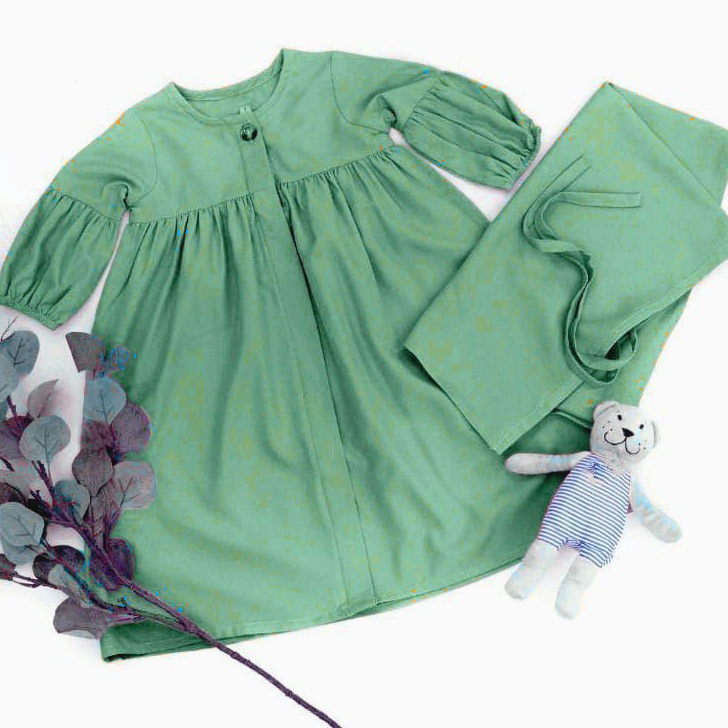 STOK TERBARU Gamis bayi perempuan 3 tahun Gamis bayi Newbron baju bayi perempuan aqila 6 bulan Gamis