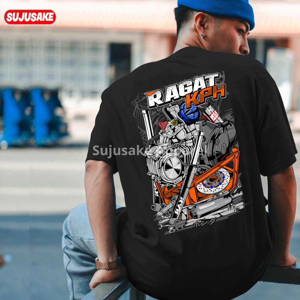 Kupakai Baju Kaos Atasan Pria Cowok Ragat Kph Gank Kphgank125 Engine Jogja Style Distro Original