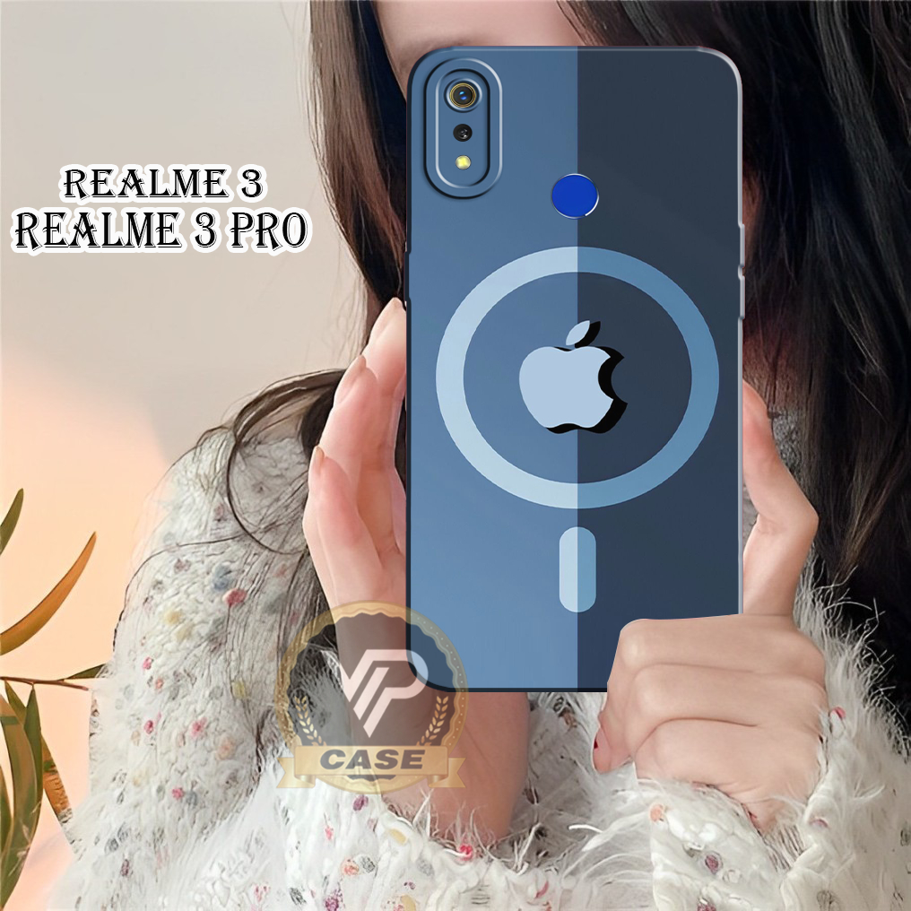 [VVIPCASE] Case Hp Realme 3  3 Pro 5 5i 5s 5 Pro C3  Narzo 20a  Fashion Case Logo Iphone Bahan Softc