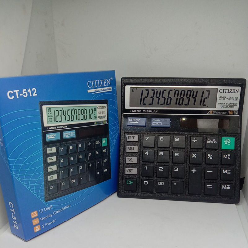 

Calculator CT- 512 Warna Hitam 12Digit