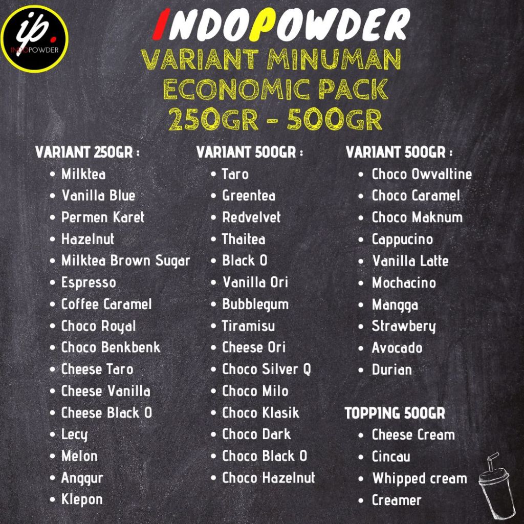 

Ay00! 500 GRAM - Bubuk Minuman ANEKA RASA bisa piliih variant