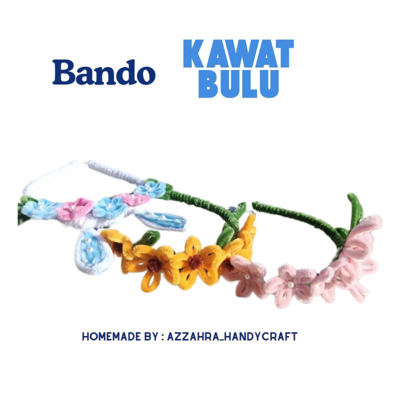 BANDO KAWAT BULU/PIPE CLEANER/BANDO LUCU/BANDO ANAK-ANAK