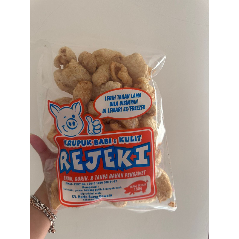 

Kerupuk Babi Rejeki Kulit | Oleh2 Khas Bali | 70gr 150gr