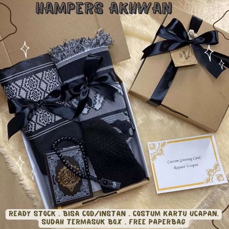 

Paling Trending FREE PAPER BAG HAMPERS KADO COWOK SET PAKET PECI TASBIH SARUNG AL QURAN KADO PRIA MUSLIM HADIAH RAMADHAN LEBARAN PUASA