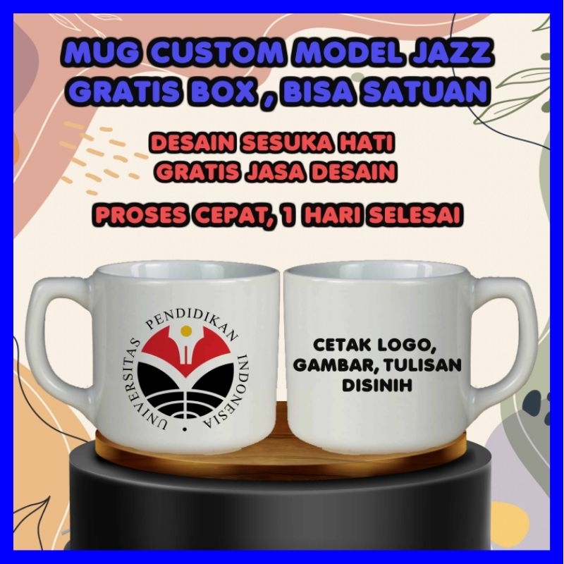 Mug Custom - Cangkir Custom - Souvenir Gelas