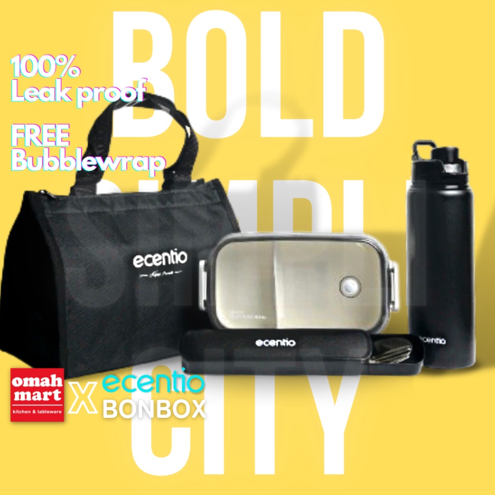 Stock Ada  Lunch Box Kotak Bekal Makan Susun Set Tas bekal Makanan Anak Dewasa Anti Tumpah Sekat
