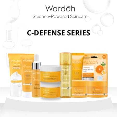 WARDAH C Defense SERIES | C Defense | Creamy Wash | Serum | DD Cream SPF 30