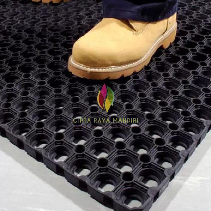 GROSIR Keset Karpet Karet Anti Slip Kamar Mandi Tebal 4 x 6 cm  Karpet Kompos Tebal