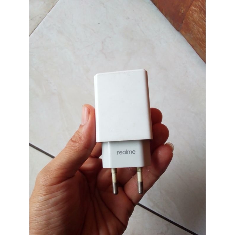 Kepala charger realme 2A original bekas copotan
