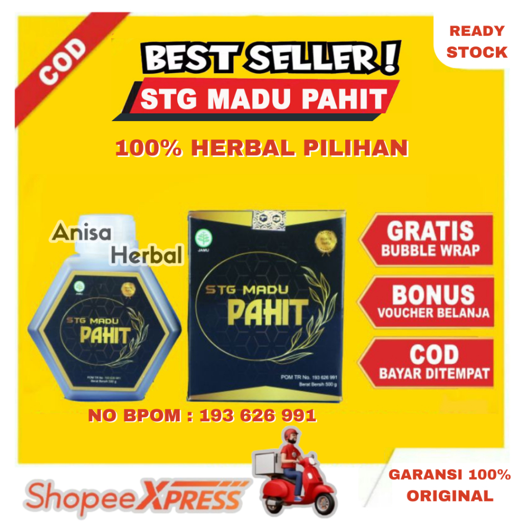 MADU HITAM PAHIT STG MADU PAHIT PLUS PROPOLIS STG HERBAL OBAT ASAM LAMBUNG BPOM