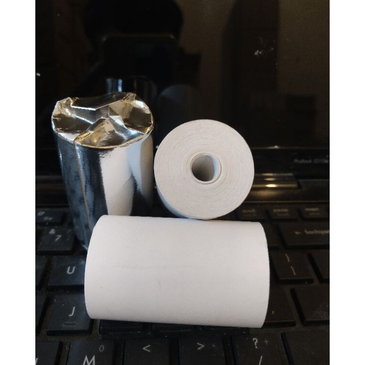 

Diskon Surprise Kertas kasir thermal 5857x4mm YOKKE coreles printer 58mm paket 1 roll