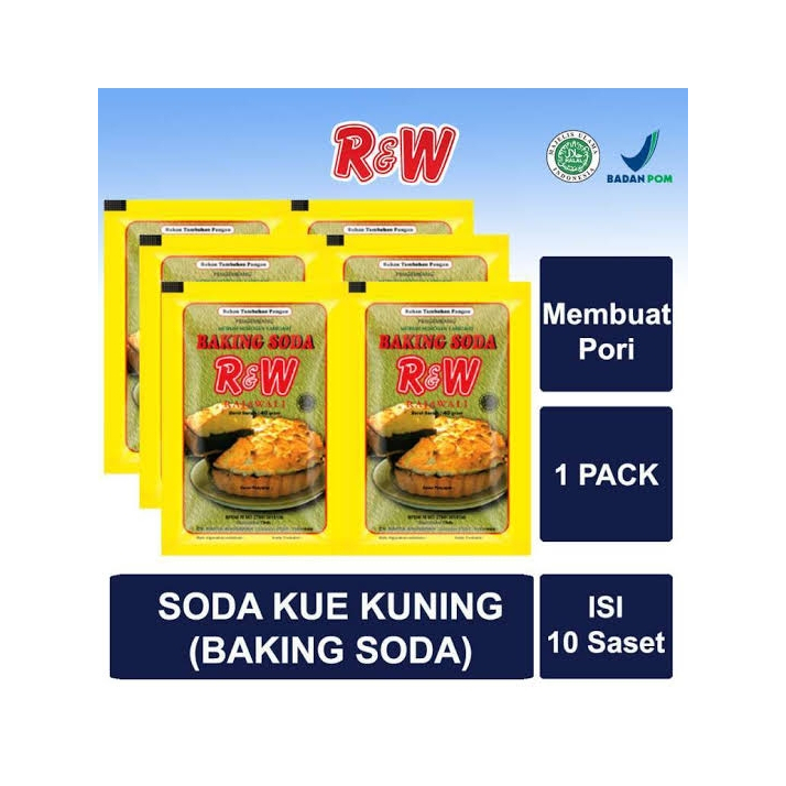 

Soda Kue Makanan Rajawali Sachet Kuning Baking Soda