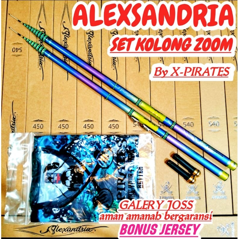 TEGEK KOLONG ALEXANDRIA X-PIRATES 450 & 540 BONUS JERSEY SUDAH ZOOM PURUS