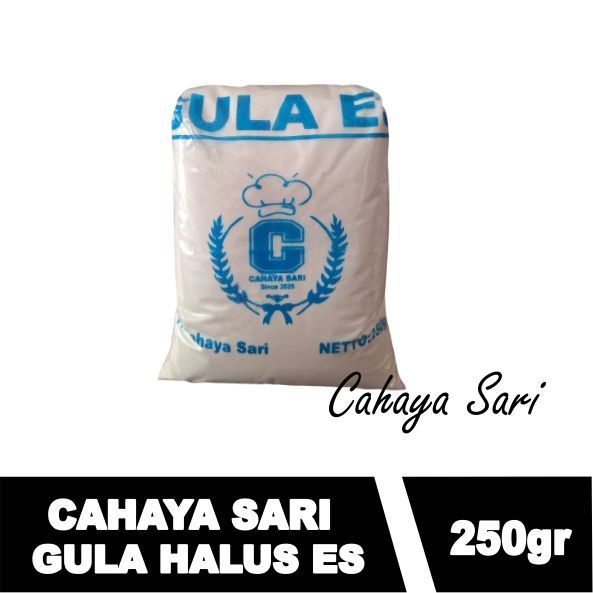 

GULA HALUS ES CAHAYA SARI KEMASAN REPACK / GULA DONAT / GULA DINGIN - 250GR