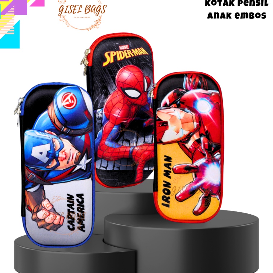 

PRODUK AWAL TAHUN GiselBags Tempat pensil kotak pensil 3D Cowo Hardtop Pencil Case tempat pensil Anak Cowo Kado Ultah Keren tempat pensil paud tk sd berkualitas